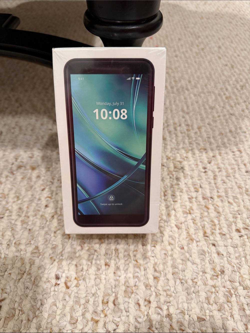 Black Smartphone with Vibrant Display - Unbranded